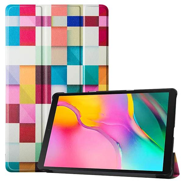 SM T515 SY HLF Чехол для samsung Galaxy Tab A SM-T510 SM-T515 T510 T515 чехол для планшета чехол-подставка для Tab A 10,1 '' чехол для планшета+ подарок - Цвет: SM T515 SY HLF