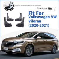 mudguard for volkswagen vw viloran 2020 2021 front rear 4pcs mudflaps mudguards car accessories auto styline splash guard fender