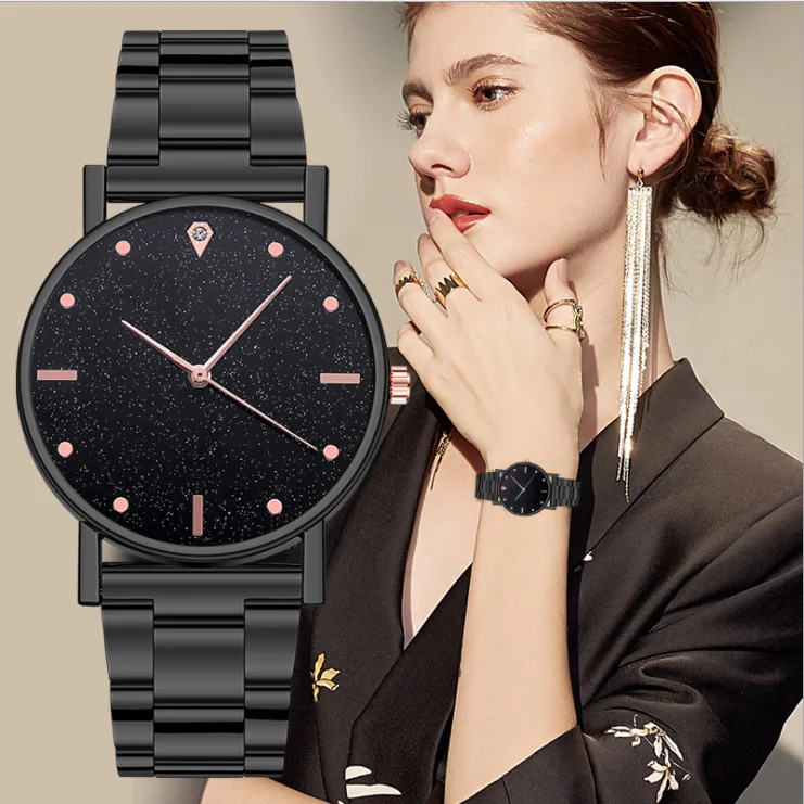 

WOKAI 2021New Fashion Women Watches Ladies Top Brand luxury Waterproof Quartz Clocks Watch Women Stainless Steel Date Gift Clock