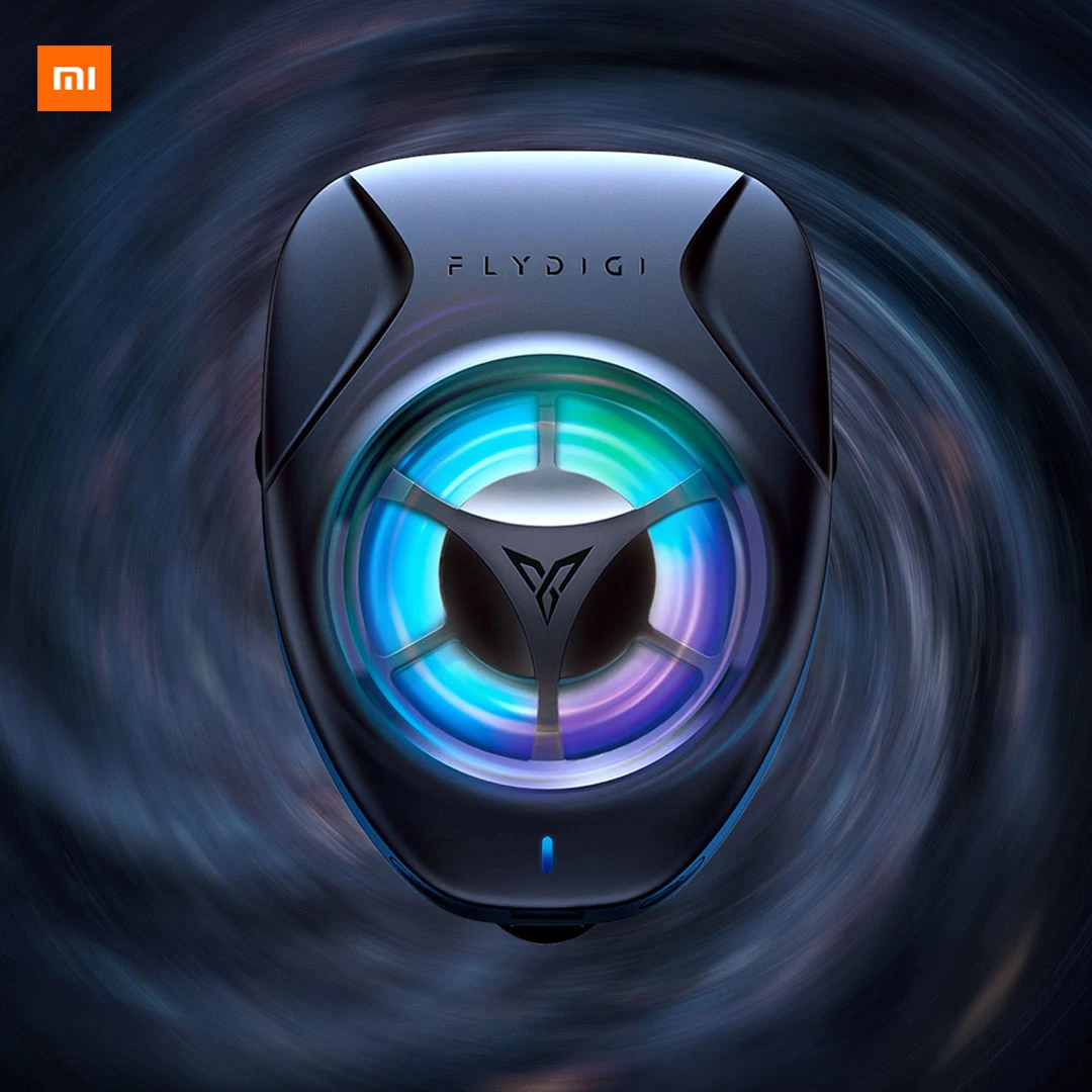 Мобильный телефонный радиатор Xiaomi Mijia Youpin Feizhi Beewing черный Третий механизм сильный ветер самоградиентный Блик