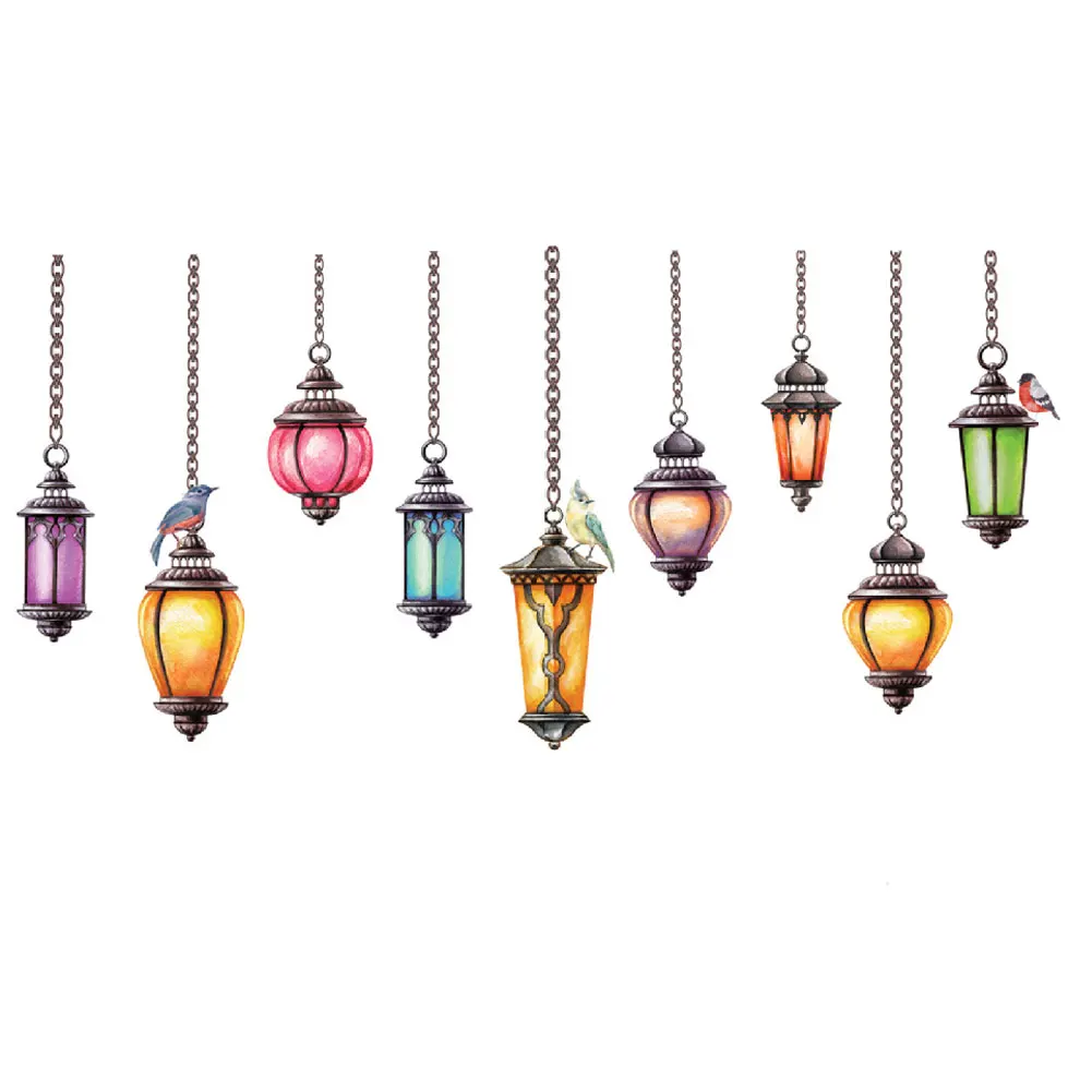 Потолочная лампа самоклеящиеся настенные наклейки украшение для детской