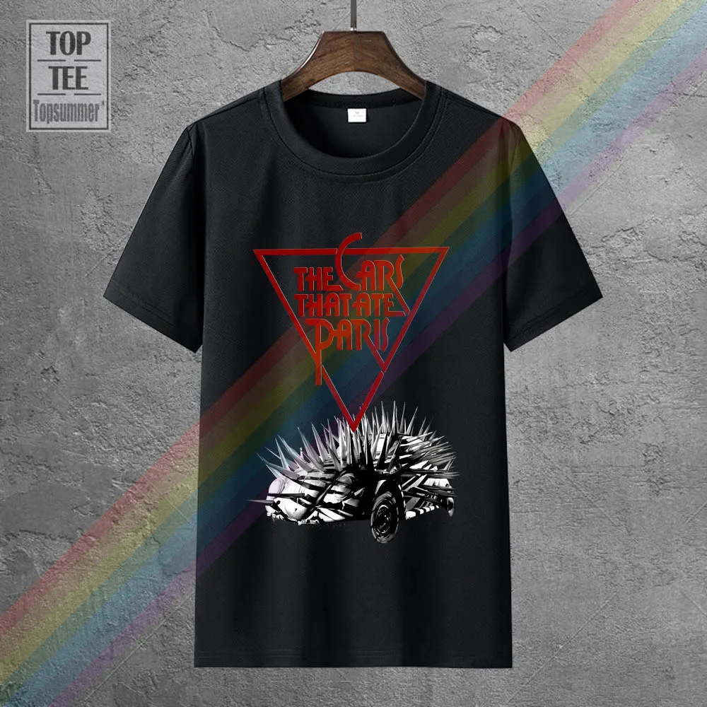 

The Cars That Ate Paris T Shirts Retro Gothic Tshirts Funny Cotton Sweatshirt Kpop Tee-Shirt Horror Skull T Shirt