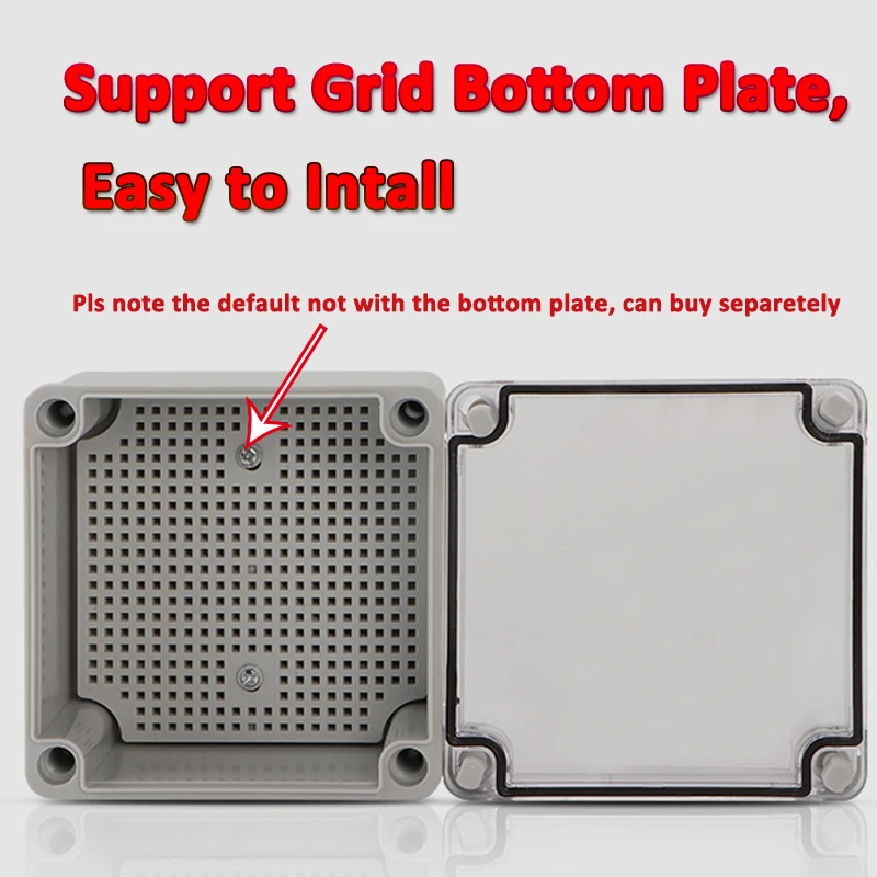 Прозрачная коробка IP67 из АБС пластика водонепроницаемая распределительная