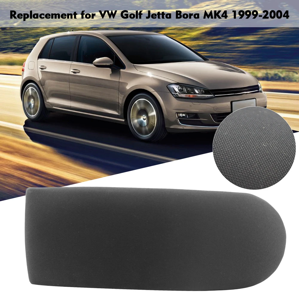 

New Design 18D867173 3B0867173 Center Console Armrest Cover Lid Black Cloth Replacement for VW Golf Jetta Bora MK4 1999-2004