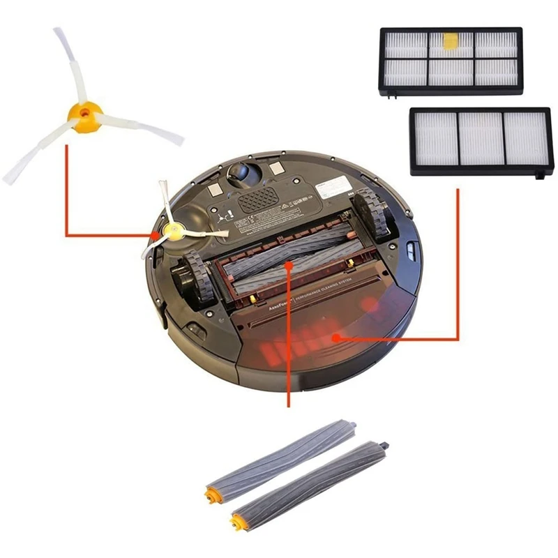for IRobot Authentic Replacement Parts- Roomba 800 and 900 Series Replenishment Kit | Бытовая техника