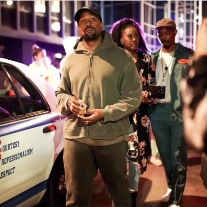 Светильник-фиолетовая Толстовка сезона 6 сезон 2020 толстовки Kanye West оверсайз