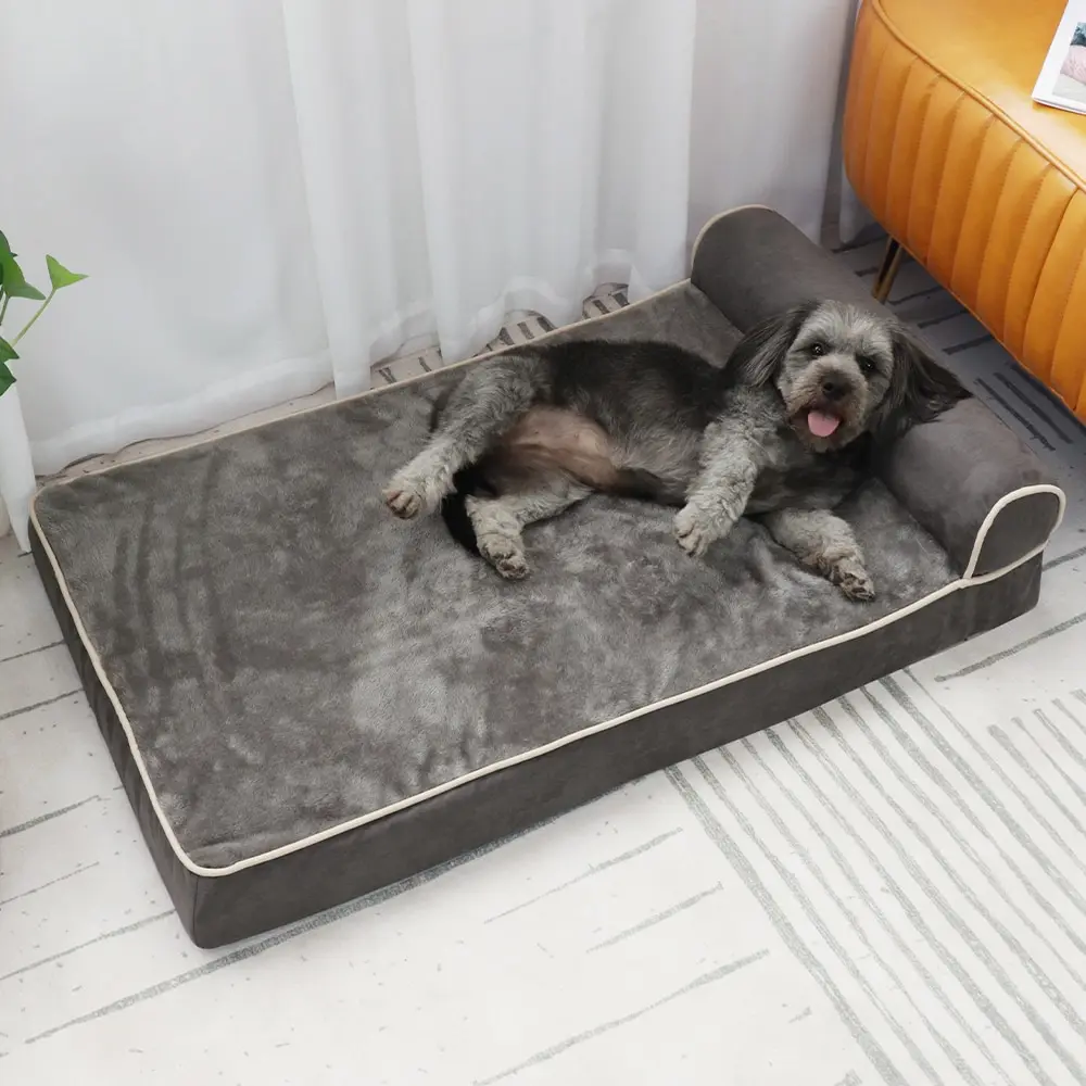 Dog Sofa Bed Large Dogs Beds Cat Mats Winter Warm Sleeping House Pet Nest Cushion Dog Bed Cat Mats for Large Dog