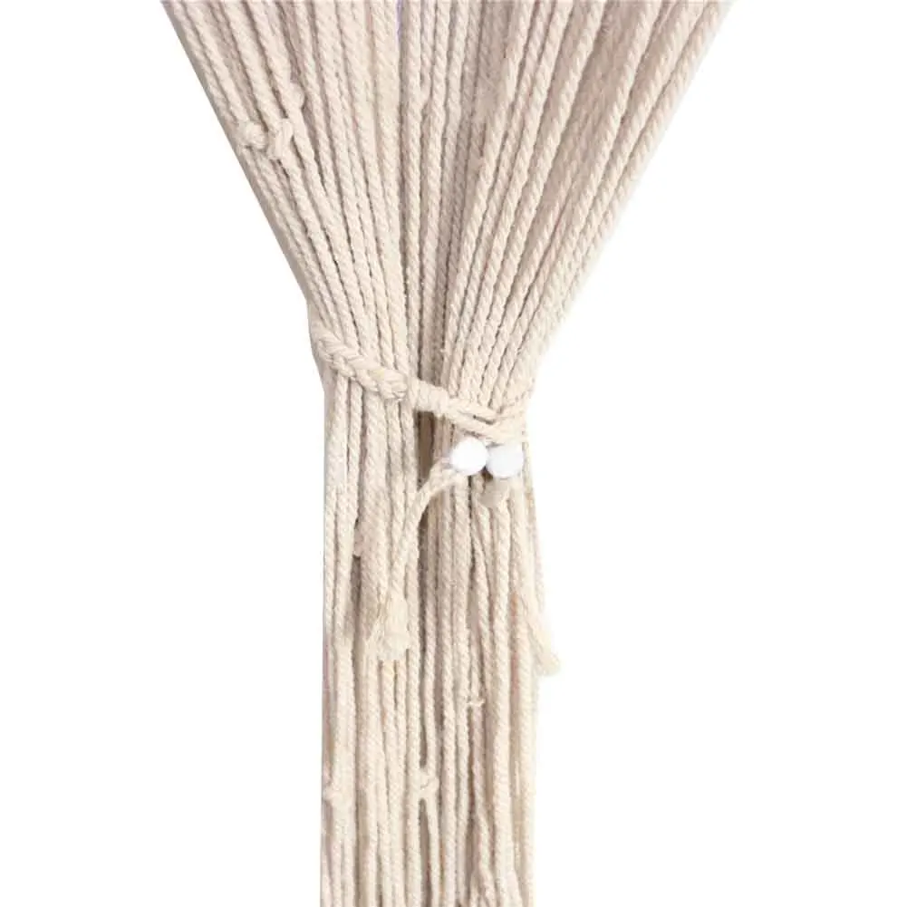 

95x180cm Curtain Cotton Blend Home Decor Large Woven Macrame Wall Hanging Tapestry Backdrop For Wedding Handmade Bedroom Gallery