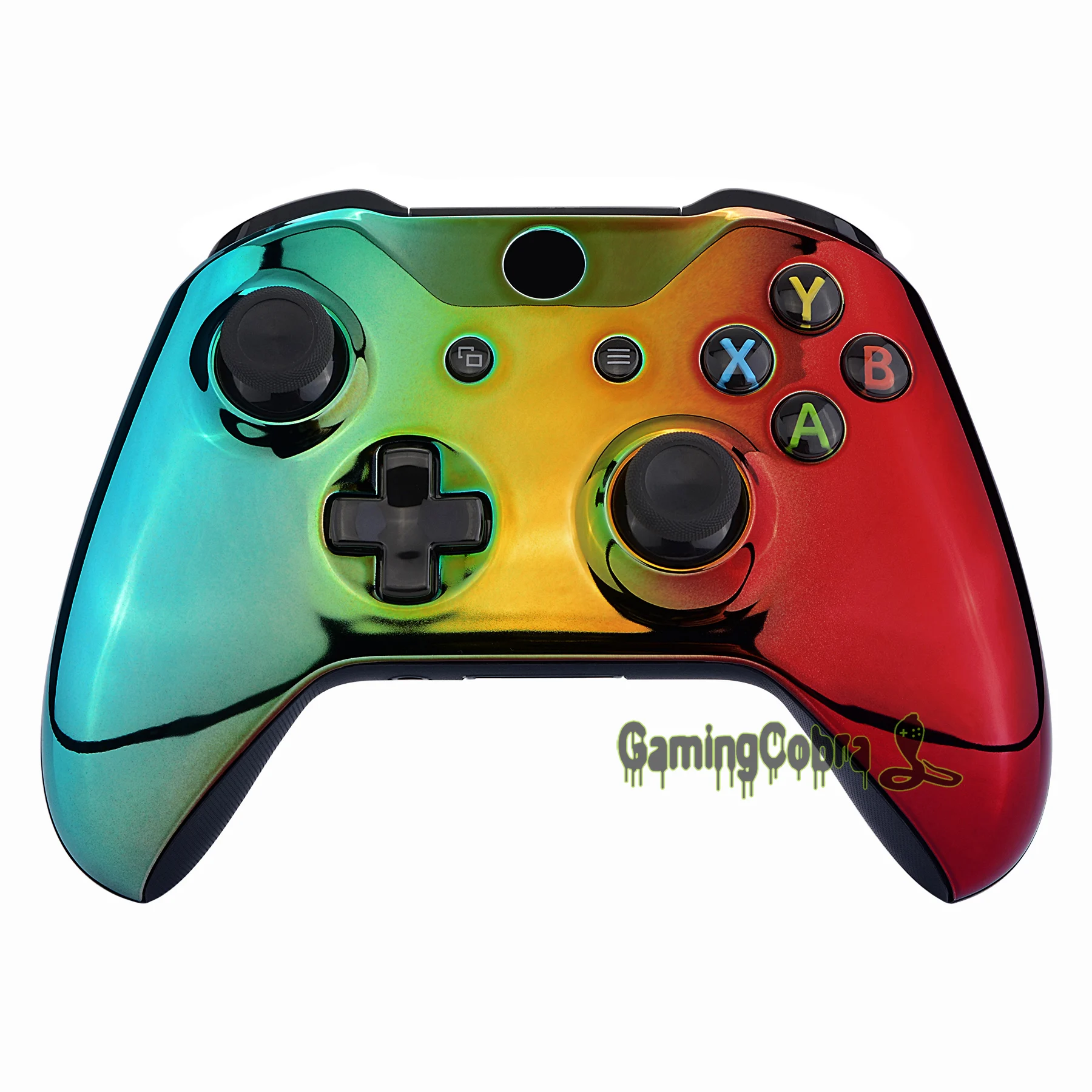 Экстремальная хромированная голубая Золотая красная Лицевая панель верхний