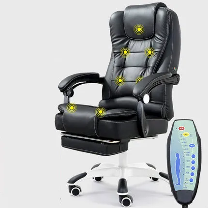 B1 Офисный стул домашний компьютерный стул Silla Gamer PU удобный механизм игровой стул Silla Oficina Cadeira Gamer 7 точечный массаж - Цвет: B1
