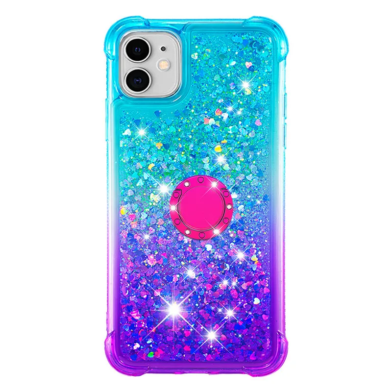 Блестящее со стразами кольцо-держатель для телефона чехол iphone 11 6 1 дюймов pro 5 8 max