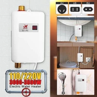 3800w water heater bathroom kitchen instant electric hot water heater tap temperature display