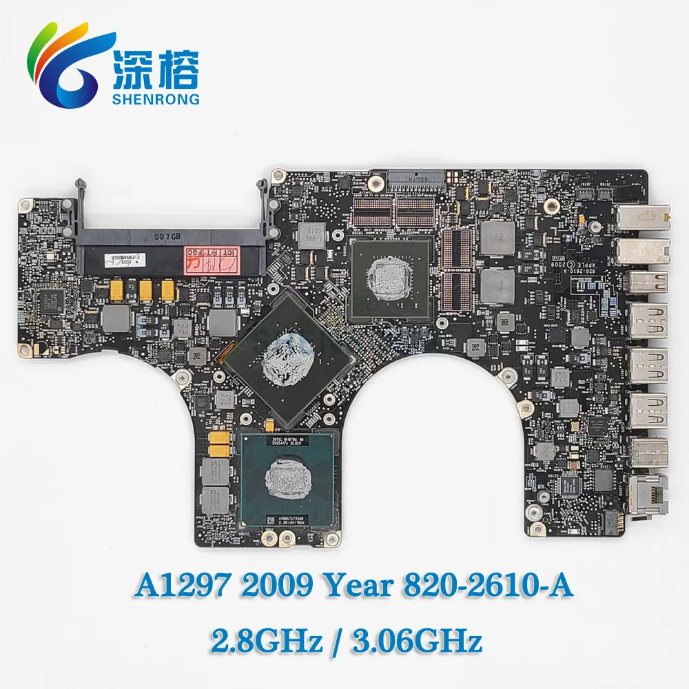 Материнская плата A1297 2 8 ГГц/3 06 ГГц 820-2390-A 820-2610-A для Macbook Pro материнская 17 дюймов 2009