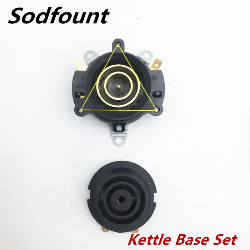 Kettle Base Set Электрический чайник с термостатом регулятор температуры Переключатель TM-XD-3 T125 базовый набор розетка Электрический чайник запчасти - Цвет: Kettle Base Set