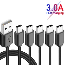 For OPPO Reno 6 5 4 Pro A54 A74 A94 A53 F19 Pro Find X3 X2 Pro 5G 5Pcs/lot Type C Phone Fast Charging USB C Charger Cable
