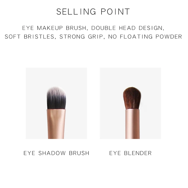 MAANGE двухсторонние женские кисти для макияжа бровей теней век пудры помады
