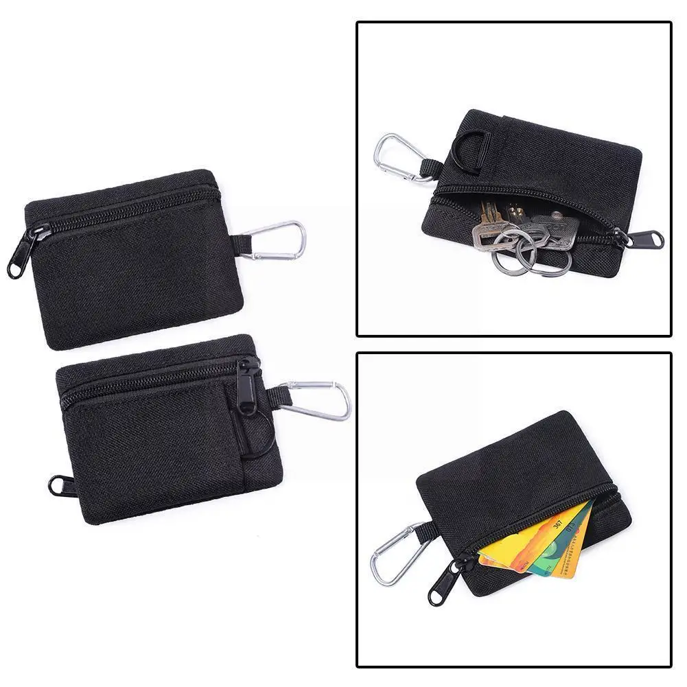 

Чехол для рыболовных ключей, сумка для повседневного использования, тактический кошелек, портативный чехол для карт, на молнии, для монет, С...