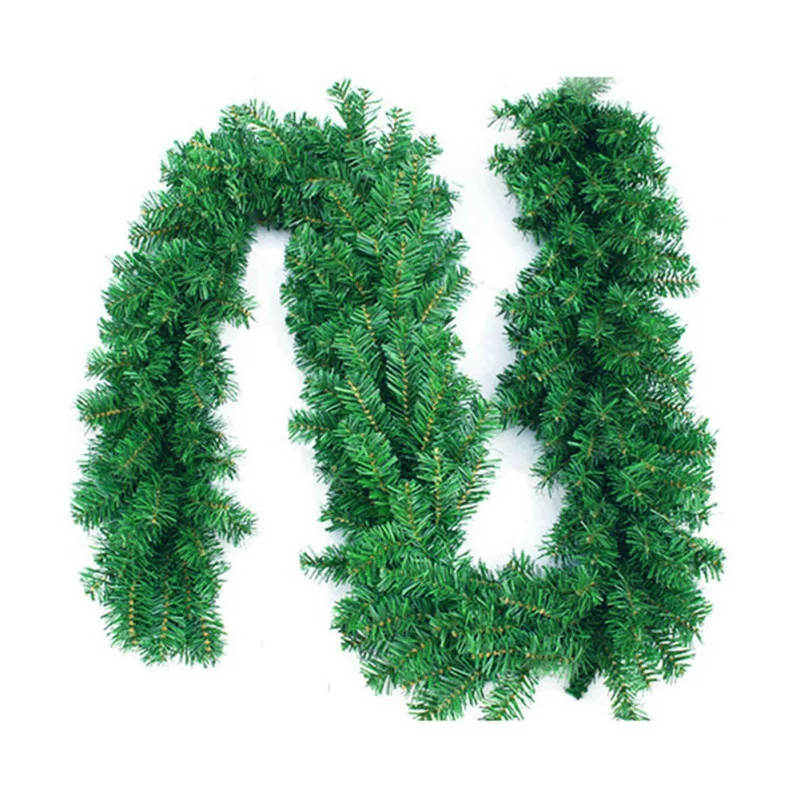 

2.7M Artificial Christmas Rattan Fake Plants Christmas Wreath Decoration Festive Party Supplies Christmas Decoration For Home