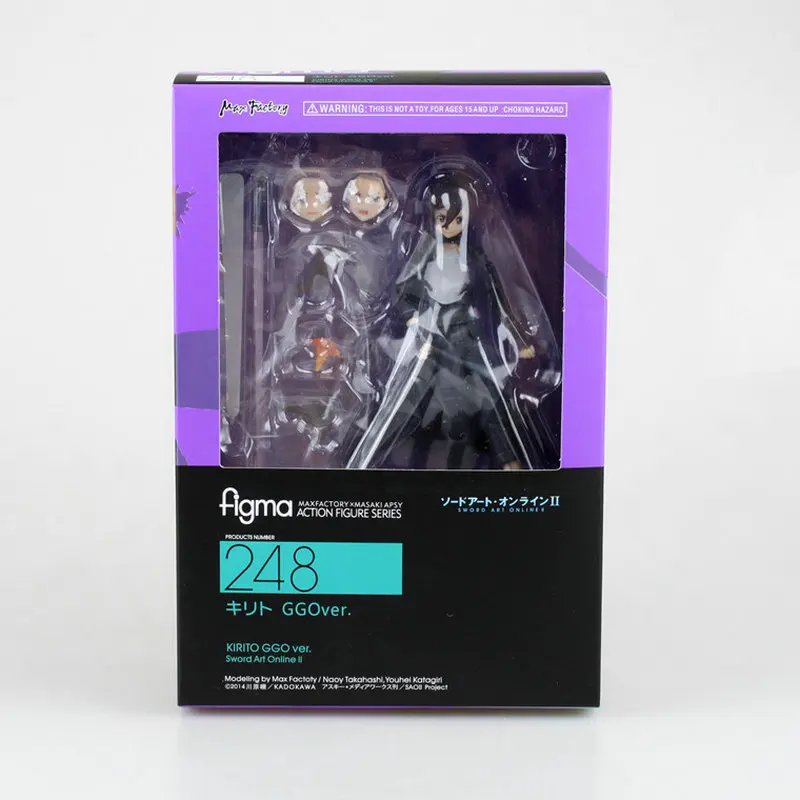 Аниме меч искусство онлайн Figma Кирито Асуна фигурка ПВХ Коллекционная модель