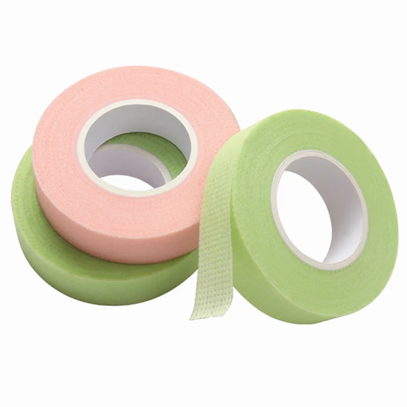 

1/3 Rolls Non-Woven False Eyelash Extension Tape Anti-Allergy Easy Tear Eye Tapes For Grafting Fake Lash Eyeliner Tapes