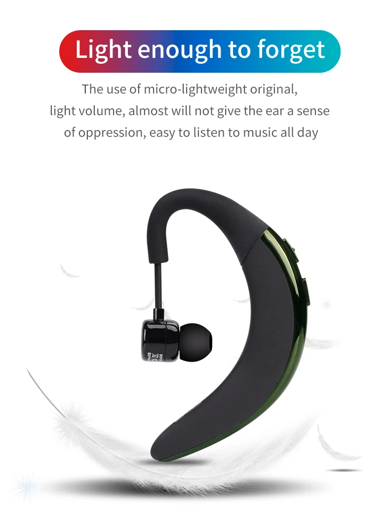 Новые наушники с громкой связью, бизнес Bluetooth, с микрофоном, голосовое управление, беспроводные наушники, Bluetooth гарнитура для вождения, шумоподавление