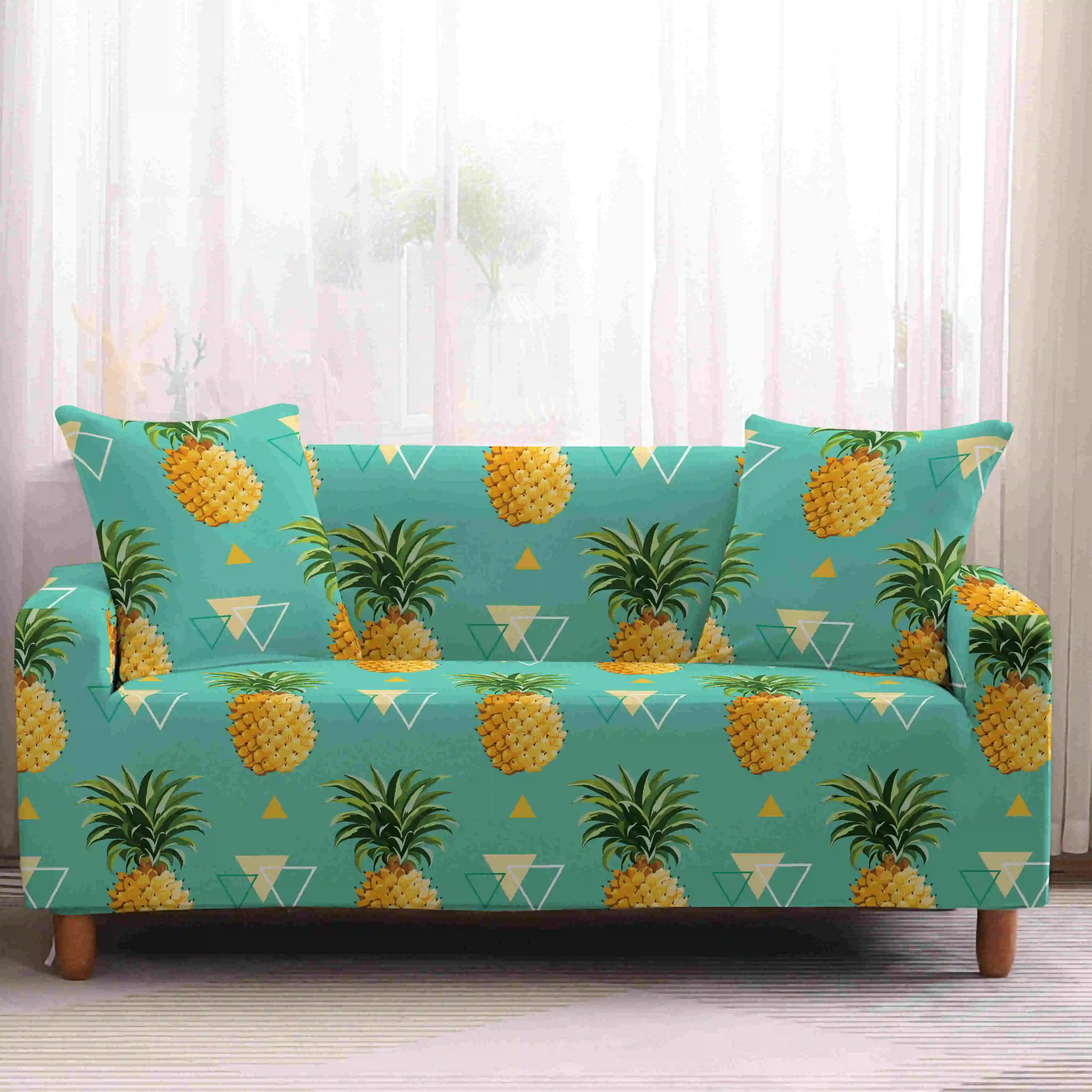 Homesky ананас для диванов эластичные L Форма кресло чехлов Гостиная 1/2/3/4-seater