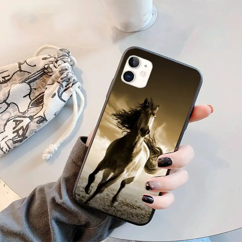 

running horse Phone Case for iPhone 11 12 mini pro XS MAX 8 7 6 6S Plus X 5S SE 2020 XR