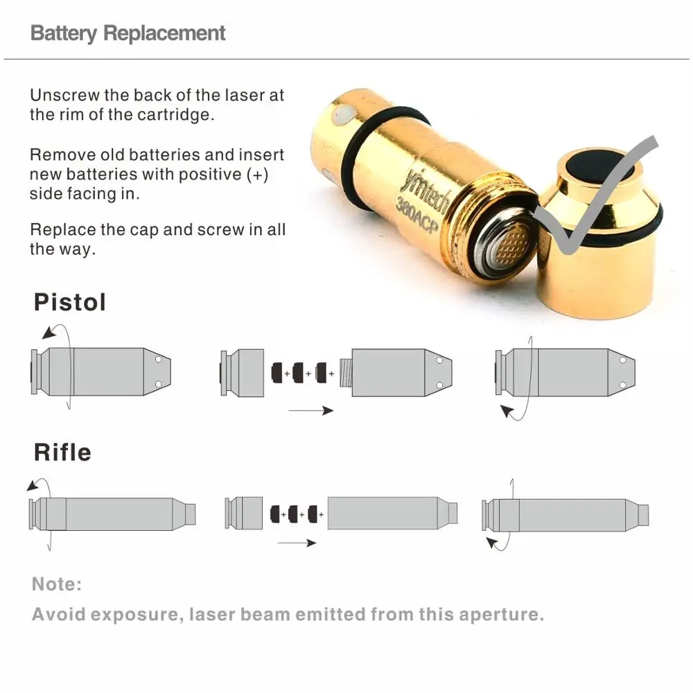 380ACP тренировочный пулевидный лазер, тактическая красная точечная Лазерная пуля, тренировочный картридж, красная лазерная пулевидная пушка, прицел