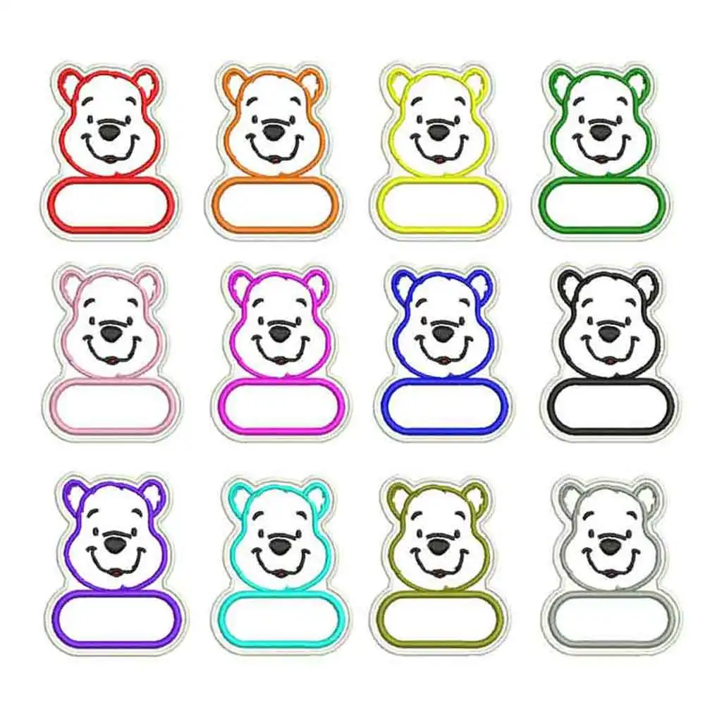 

Customized kindergarten baby name patch children's embroidery name stickers to cloth hat sewing names Mickey