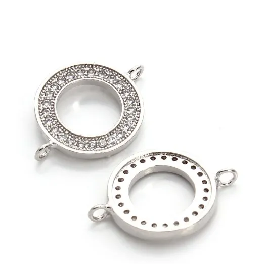 2 шт./лот 15 мм круглые бусины-разделители для самостоятельного изготовления