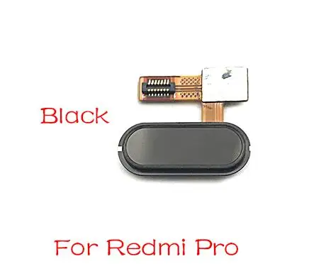 Для Xiaomi Redmi 6A 6 Pro/Redmi 4 Домашний считыватель пальцев Сканер отпечатков пальцев Главная кнопка гибкий кабель - Цвет: Redmi Pro Black