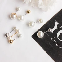 simple pearl pin brooch female brooches japan and south korea wild sweater collar needle accessories