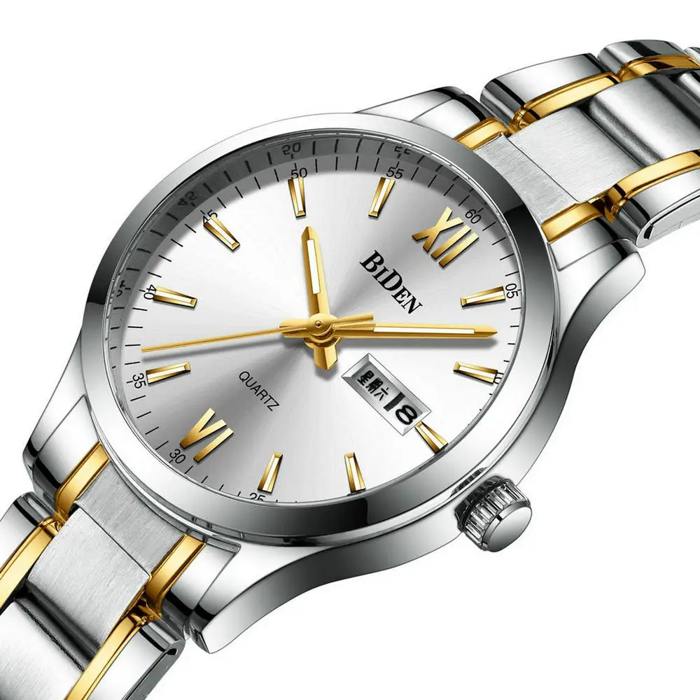 Бренд BIDEN роскошные классические деловые женские кварцевые часы дамские из
