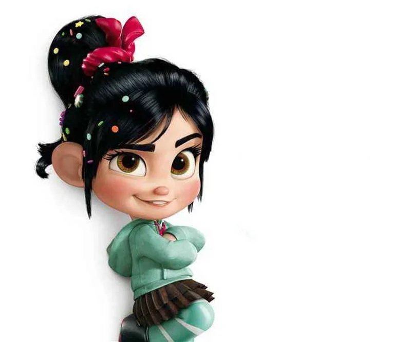 Фильм Ральф брейк интернет; Wreck-It Ральф 2 Vanellope Von Schweetz карнавальный костюм детский костюм на Хэллоуин