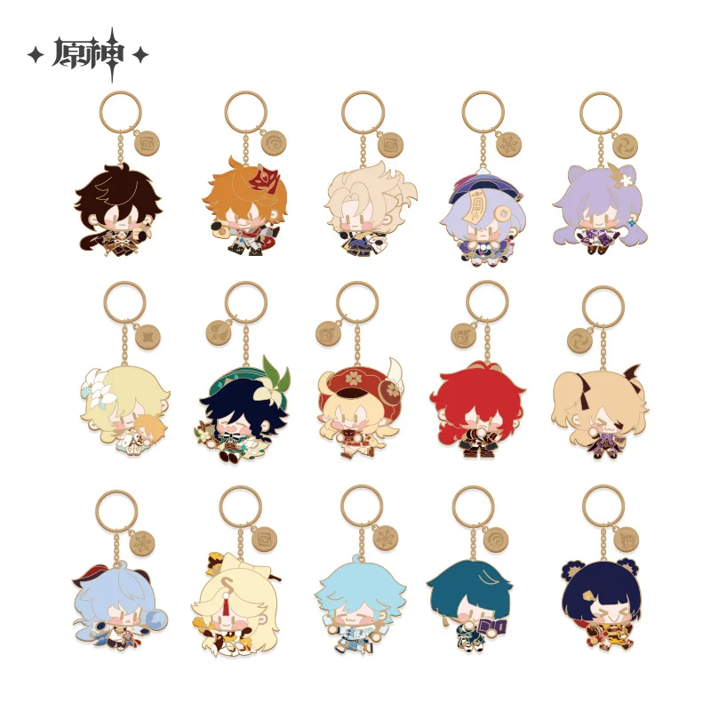 Официальная продукция Genshin Impact mondstarmihoyo милый металлический кулон в виде