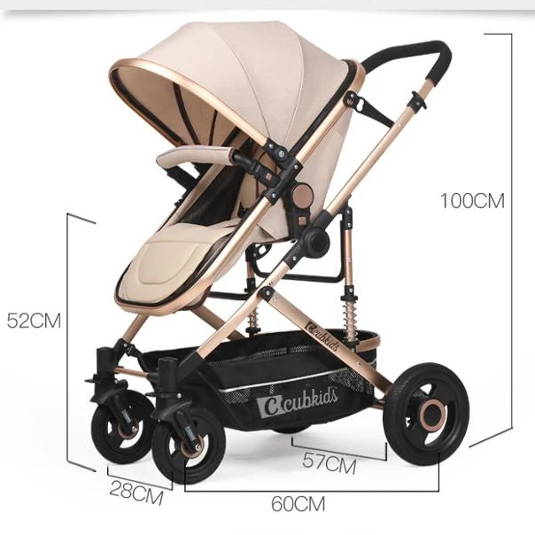 Многофункциональная складная детская коляска двойка 3 в 1 Двойные коляски для