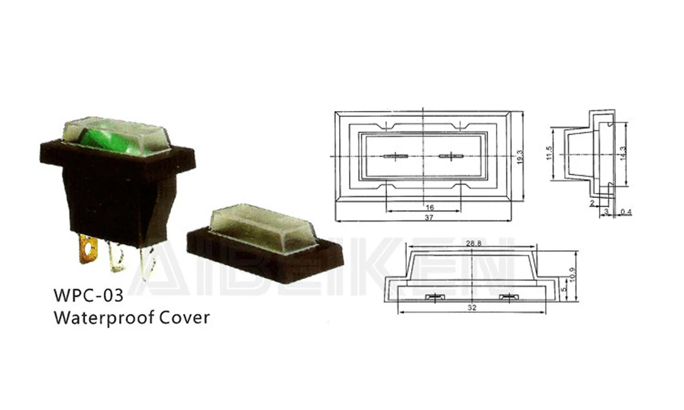 Высокое качество низкая цена водонепроницаемый перевернутый переключатель