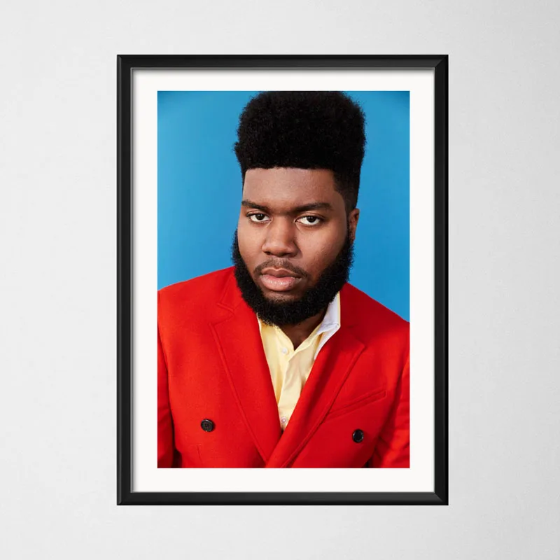 Poster Prints Hot Khalid Hip Hop Rap Music Pop Star Rapper Oil Painting Canvas Art Wall Pictures Living Room Home Decor | Дом и сад