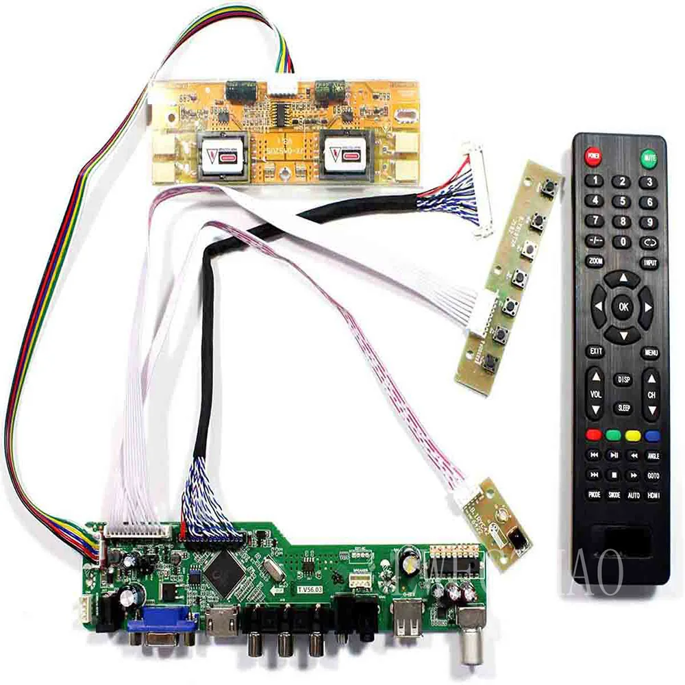 Новый комплект платы монитора TV 56 для M190PW01 V.0 V0 V1 V.1 + HDMI VGA AV USB драйвер контроллера