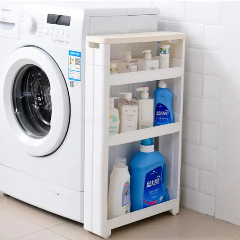 Стеллаж для ванной пластиковый многоярусный напольный | Дом и сад