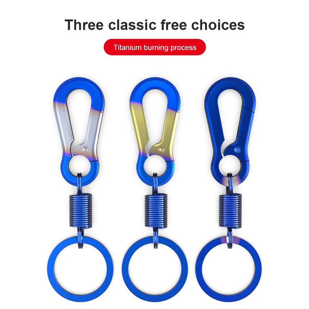 

1PC Auto Keychain Titanium Metal Key Chain Wonderful Car Keychain Creative Car Keyring