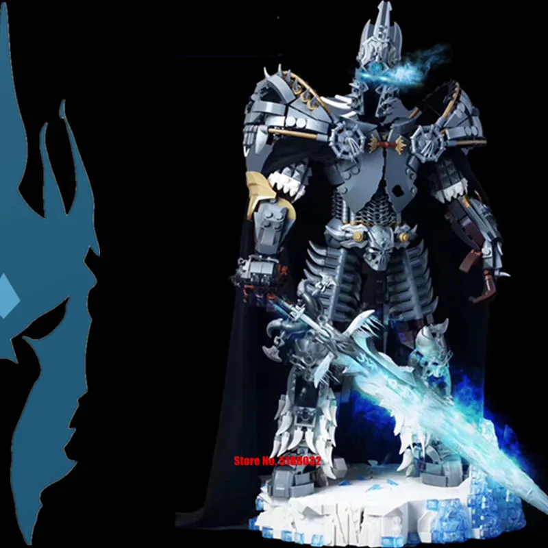 Новая игра серии Война фильм игрушки Warcrafted личе Модель King Железный рыцарь робот