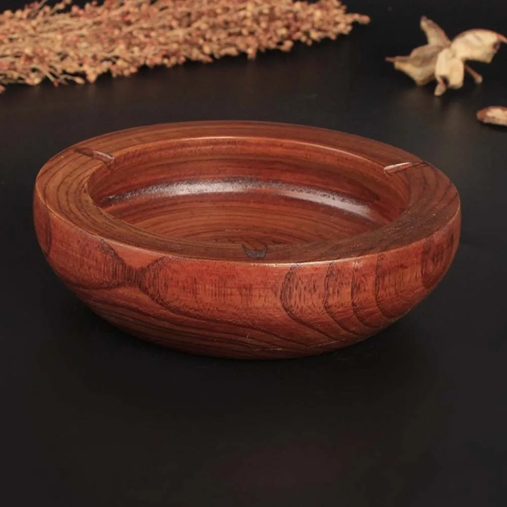 Wooden Ashtray Smoking Tray Ash Barrel Cigarette Tobacco Outdoor Terrace Garden Accessories Home Gifts | Дом и сад
