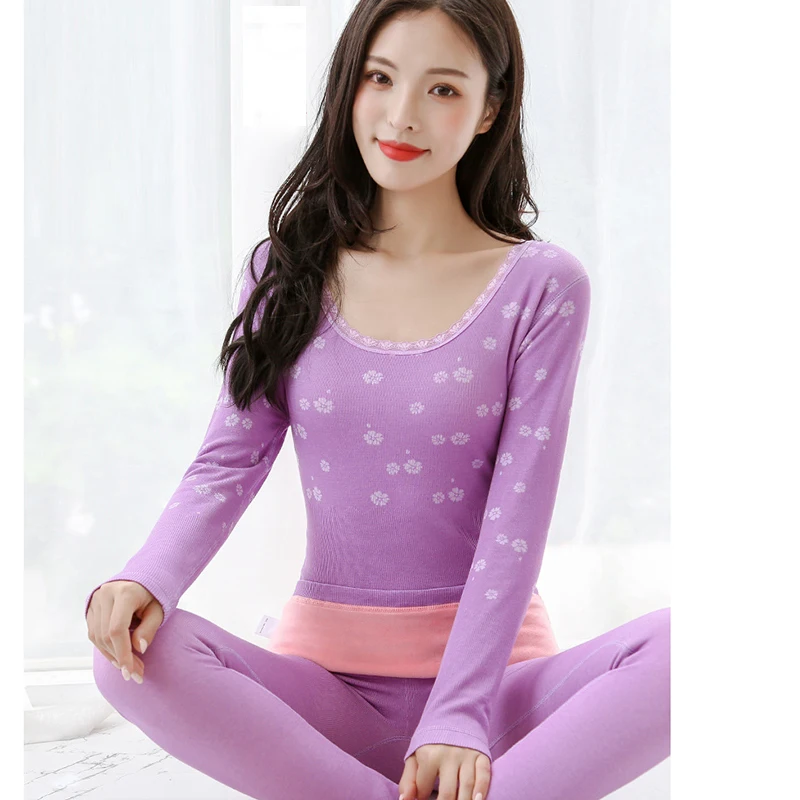 Новинка зимнее термобелье Женское шерстяное нижнее белье длинный женский