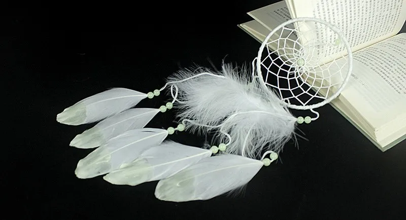 MIAMOR индийский флуоресцентный Ловец снов Noctilucous Wind Chimes& Home настенный подвесной кулон орнамент Ловец снов подарок Amor079