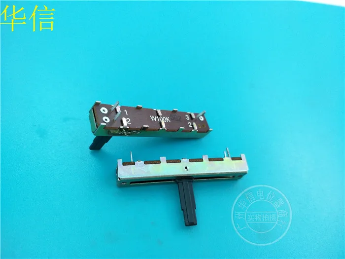 5 шт. 45 мм для Альфа ползунковый потенциометр W100K/один связь с тонкой оправой