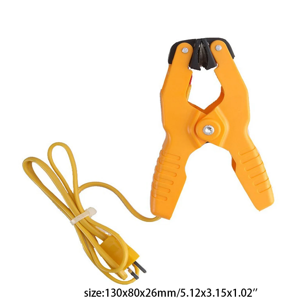 

HT-05 Temperature Tester Clamp Lead Sensor Type K Probe Thermocouple Temperature Clamp Lead Sensor Pipe Clamp Diagnostic