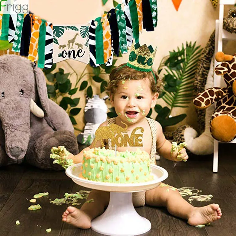 

Frigg Wild One Birthday Party Decoration Frist 1st Birthday Decorations Animal Jungle Theme Party Kids Jungle Safari Party Decor