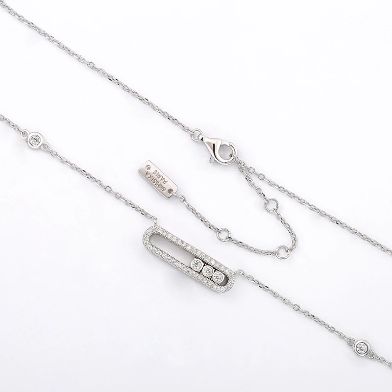 

925 sterling silver clever necklace love bean enchase pendant to send simple romantic gifts to female friends