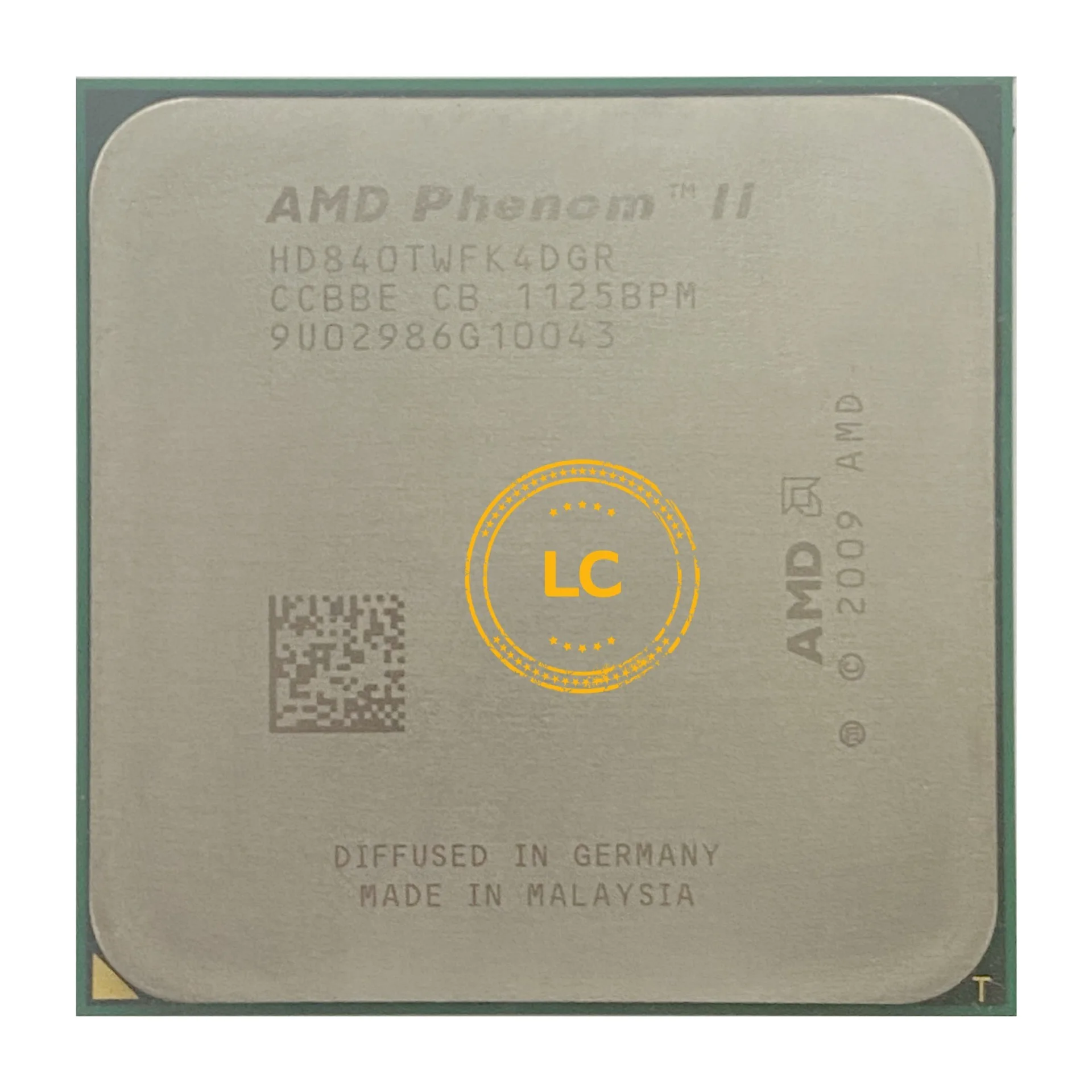 Процессор AMD Phenom II X4 840T 2 Мб 9 ГБ разъем AM3 938-pin X4-840 для настольного компьютера